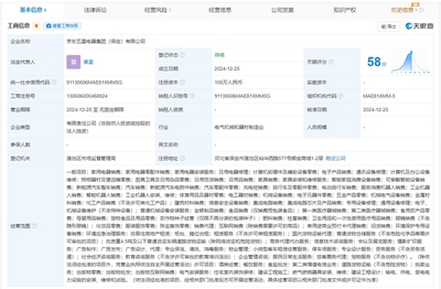 京東五星電器布局保定，新設(shè)公司專注計算機軟硬件零售